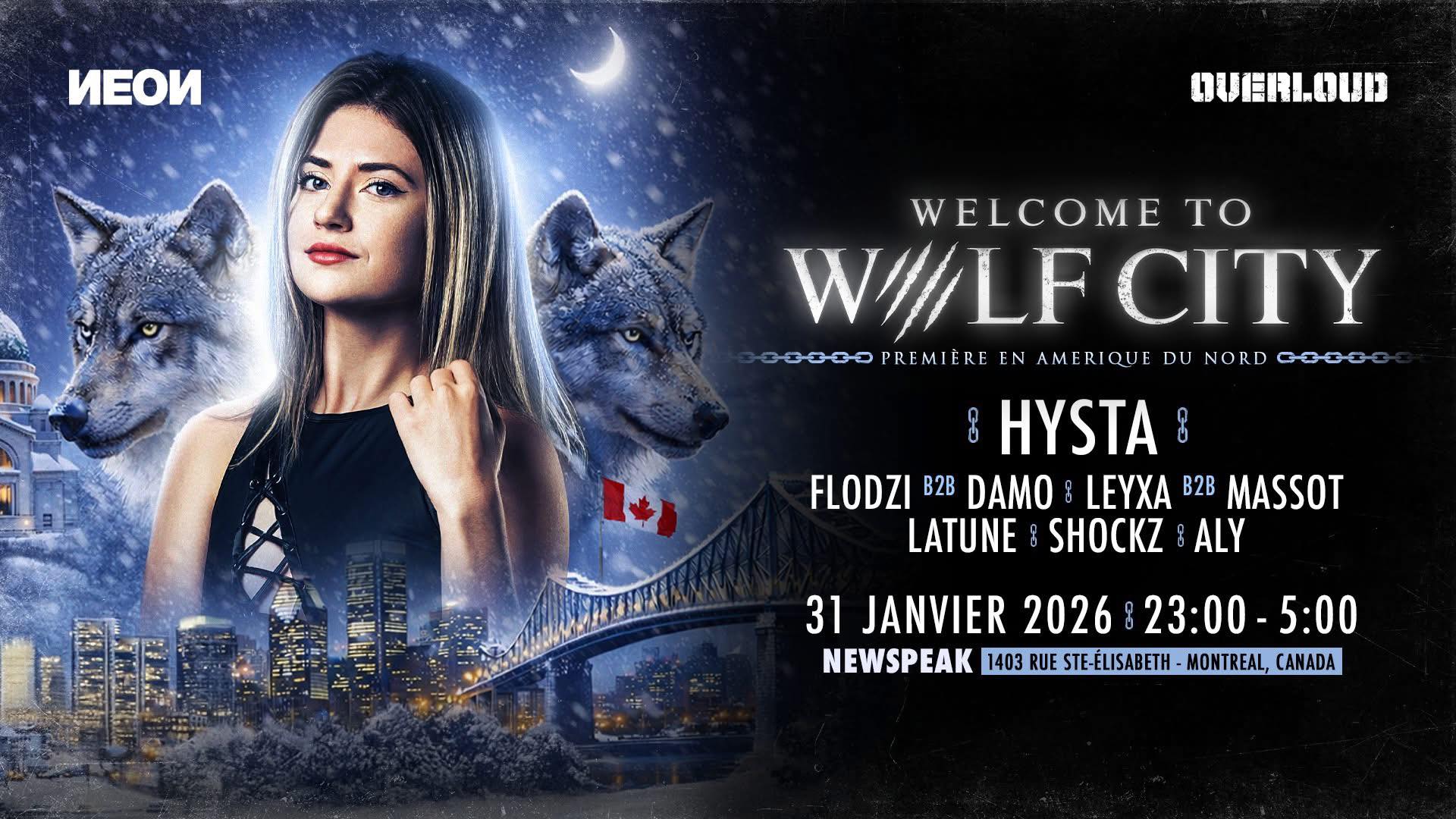 Wolf City Montreal poster