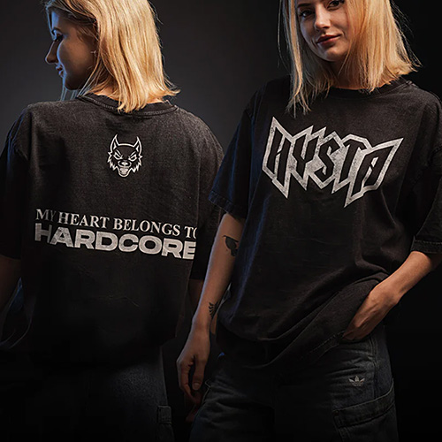 Merch 2 Hysta Grunge Oversized T Shirt